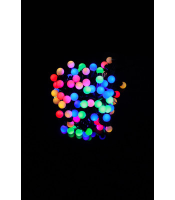 Kalėdinės LED girliandos matinės - burbuliukai 200led 17m